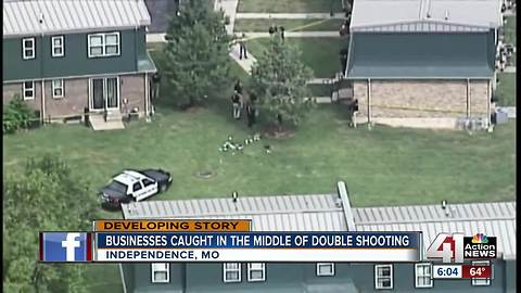 Independence businesses caught in middle of shooting