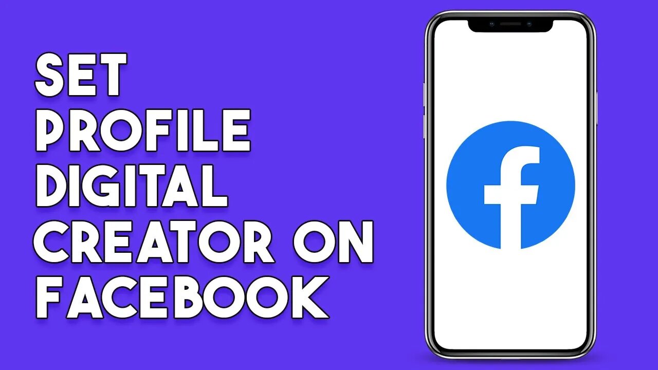 How To Set Profile Digital Creator On Facebook (2023)