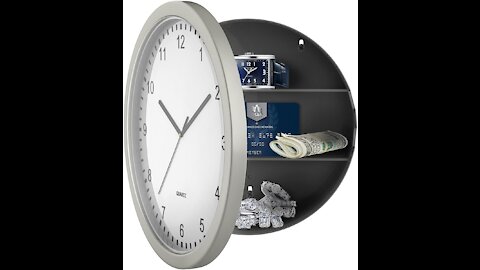 Wall Clock with Hidden Safe