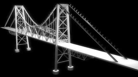 3D Animation Bridge Hercílio Luz - Project