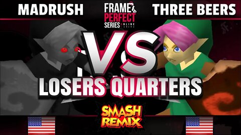 FPS5 Online - MadRush (Y. Link) vs. 119 | Three Beers (Bowser, Y. Link) - Smash Remix Losers Quarter