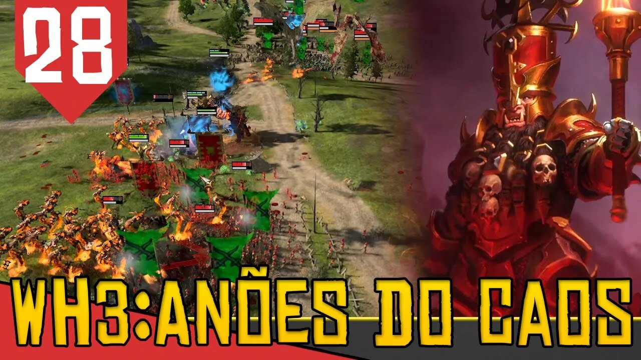 Fora FURUNCULO - Total War Warhammer 3 Anões do Caos #28 [Gameplay PT-BR]