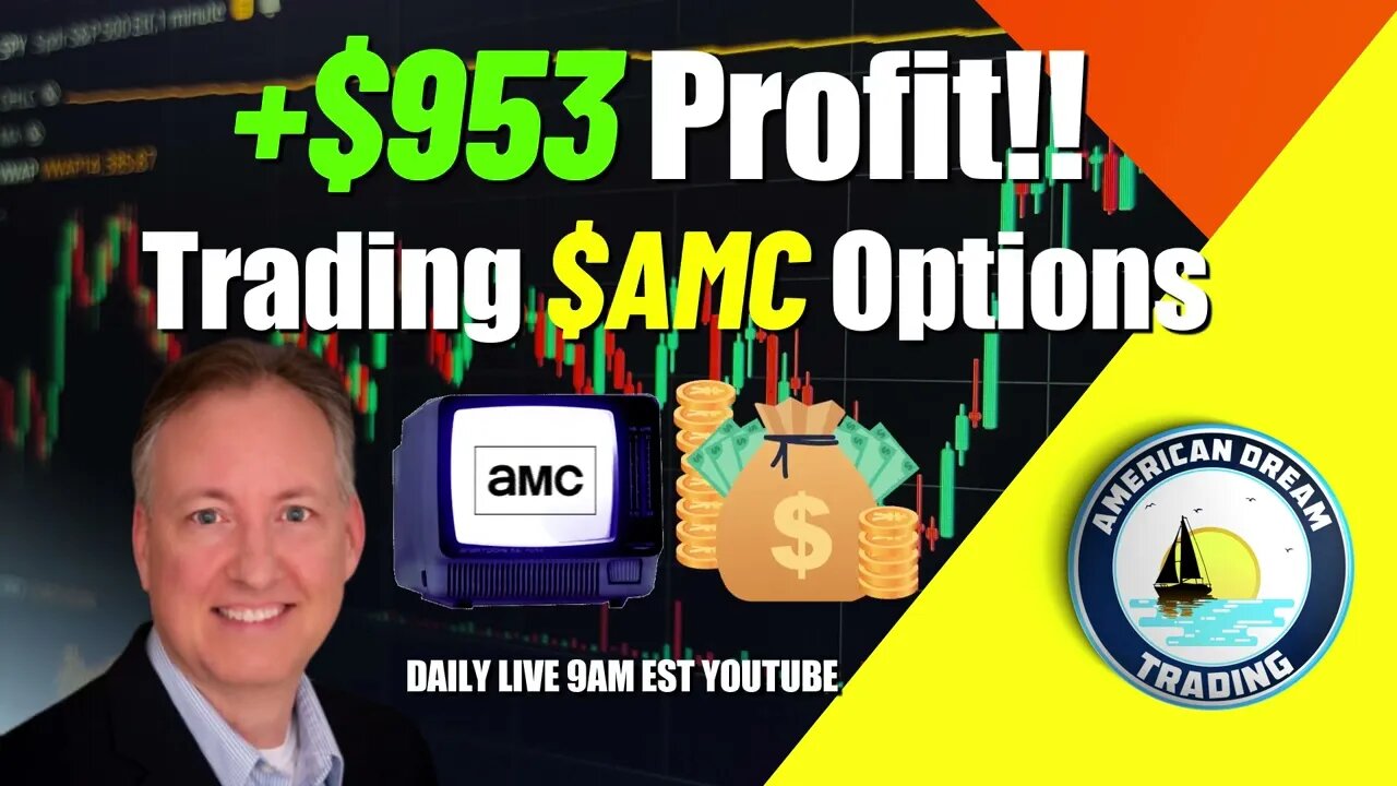 +$953 Profit Trading #AMC Options Stock Market Success