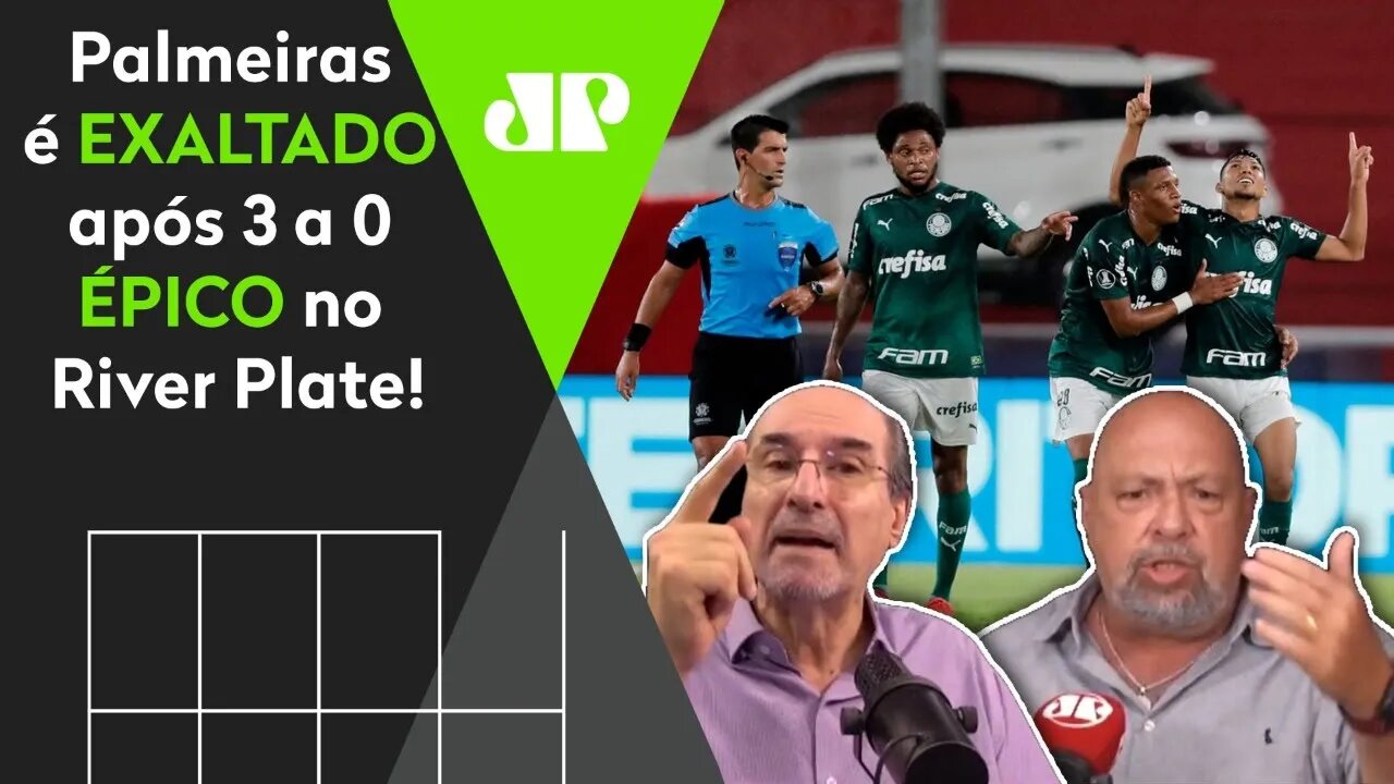 "Gente, o que O PALMEIRAS FEZ com o RIVER foi..." Verdão é EXALTADO após 3 a 0 ÉPICO!