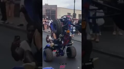 QUAD BIKE WHEELIE CAMDEN TOWN