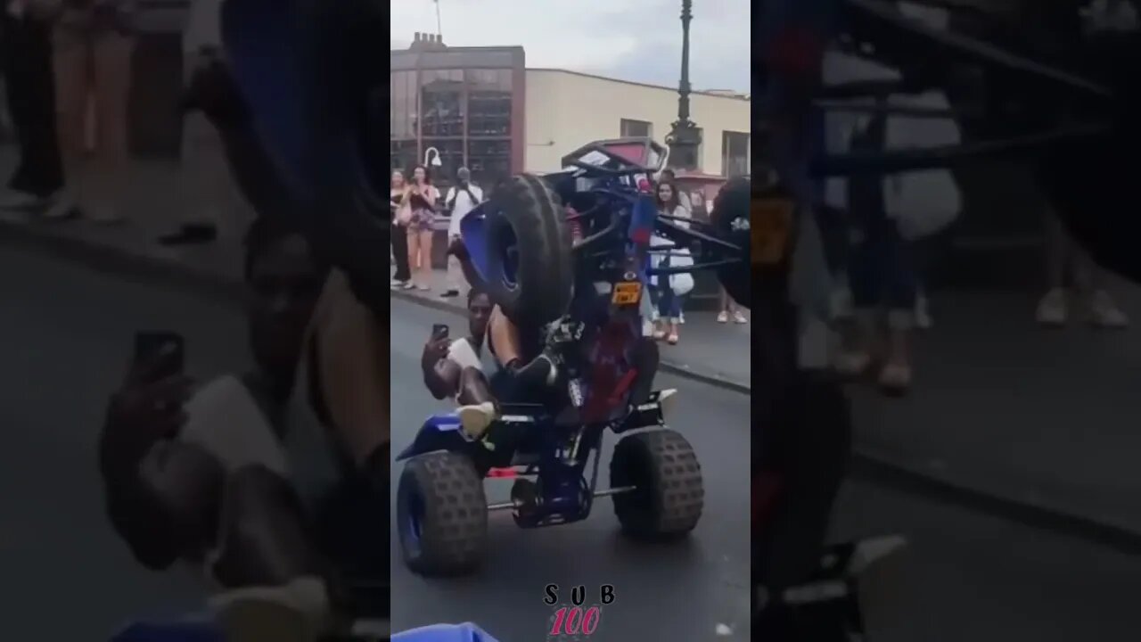 QUAD BIKE WHEELIE CAMDEN TOWN