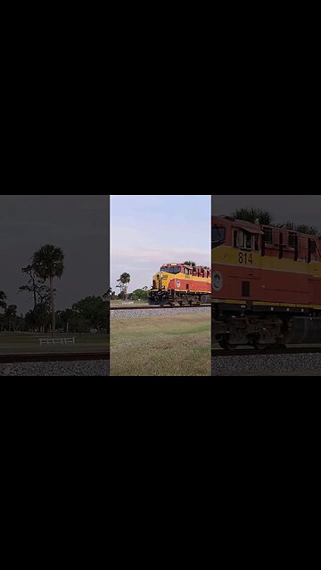 Florida East Coast Railway FEC-103 at Daytona Beach Golf Club Mar. 18 2023 #railfanrob #fec