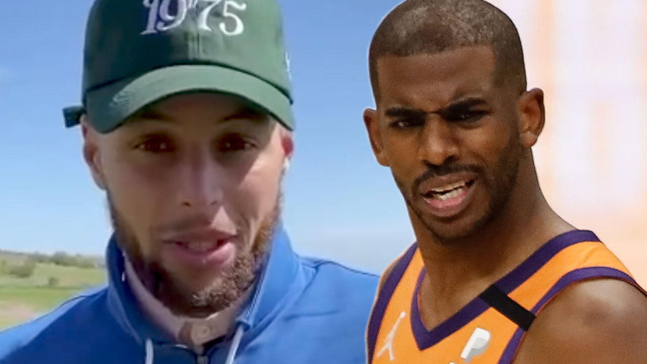 Steph Curry Called Out For Throwing SHADE While Congratulating Chris Paul On Making The NBA Finals