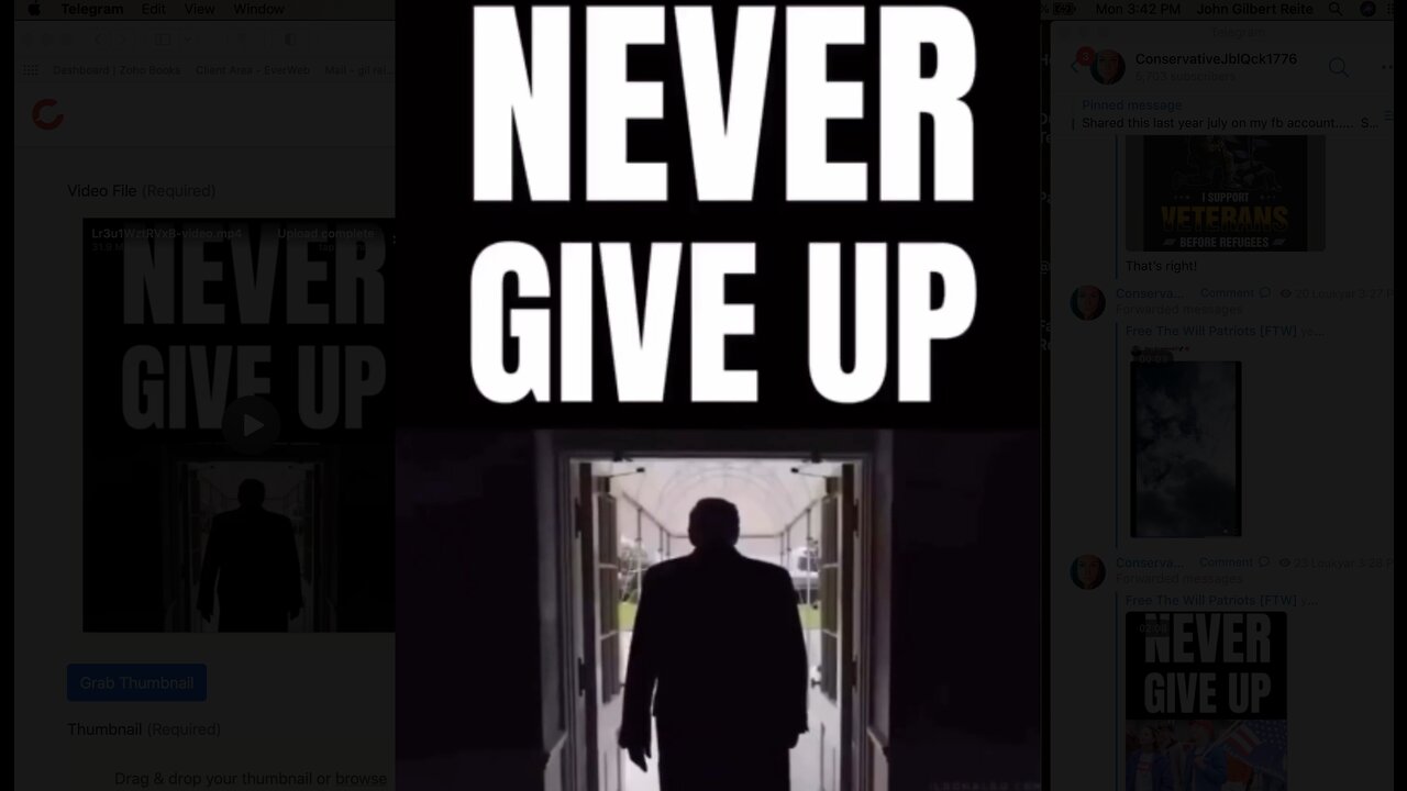 NEVER GIVE UP