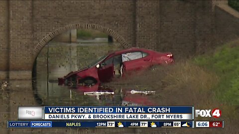 Troopers identify two people who died in Daniels Parkway crash on Saturday