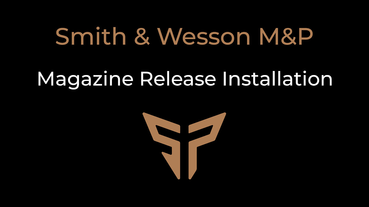 Smith and Wesson M&P 2.0 Magazine Release Installation