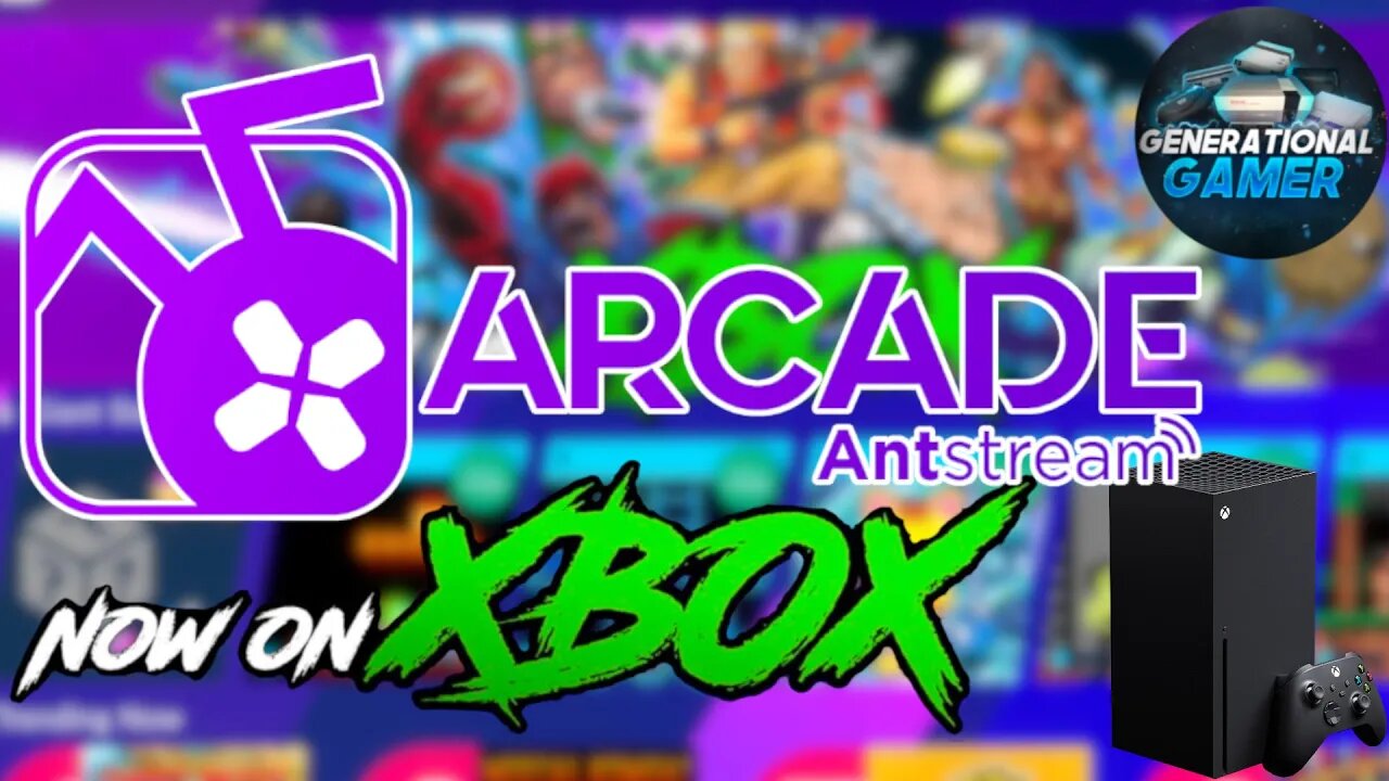 Antstream Arcade on Xbox Series X - Gameplay Demonstration (No Commentary)