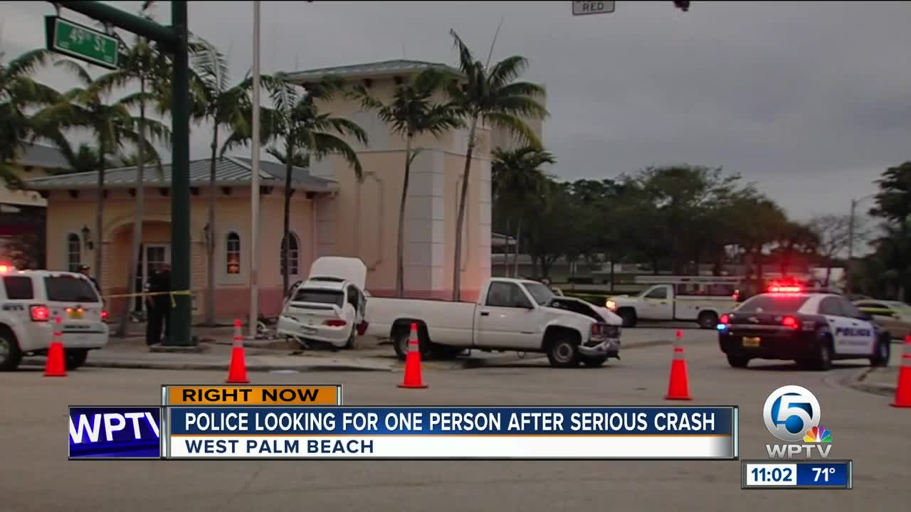 1 person hospitalized in alcohol-related crash in West Palm Beach