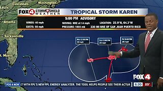 Wednesday 6PM Forecast