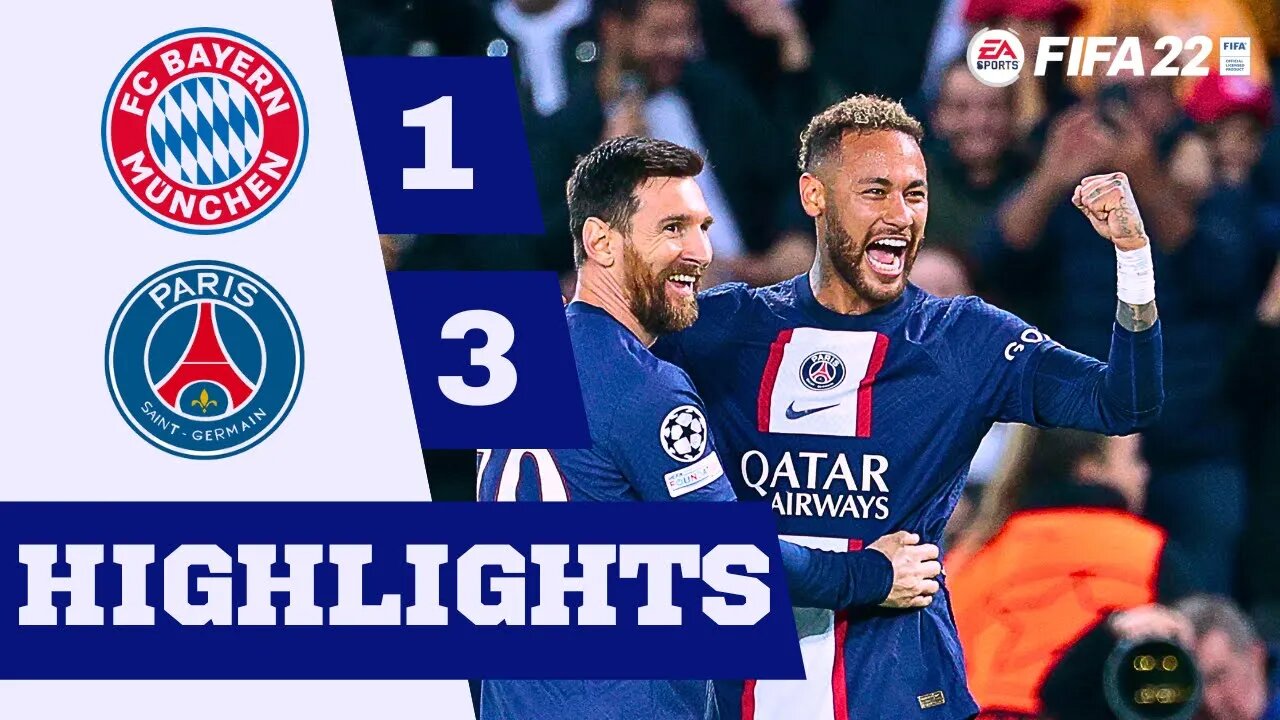 Bayern Munich VS Paris Saint-Germain | Highlights FIFA 22