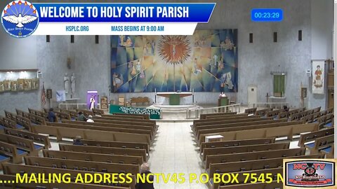 NCTV45 CATHOLIC MASS HOLY SPIRIT PARISH (ST VITUS) 9 AM WEDNESDAY FEB 16 2022