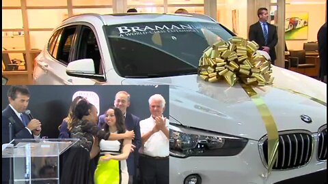 PAYING IT FORWARD: Teacher donates brand new BMW to fellow educator