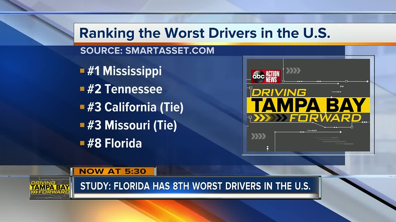 Florida no longer has the worst drivers in the nation, study finds