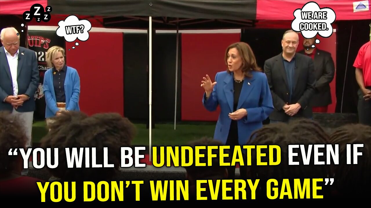 Kamala spits ABSOLUTE NONSENSE during MOTIVATIONAL speech at Pennsylvania high school