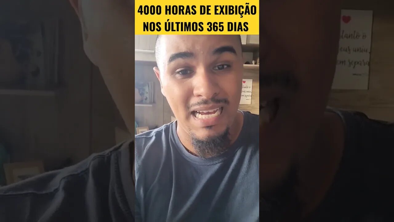 Se Eu Não Atingir As 4000 HORAS DE EXIBIÇÃO EM 365 DIAS...Perco a Chance de Monetizar Meu Canal?