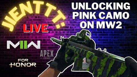 Unlocking pink camo on mw2
