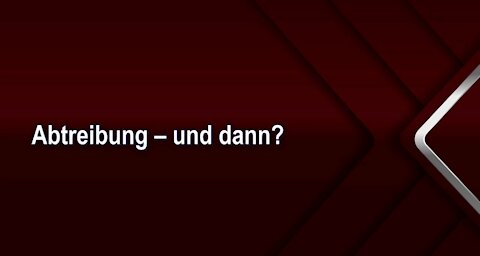 Abtreibung – und dann?