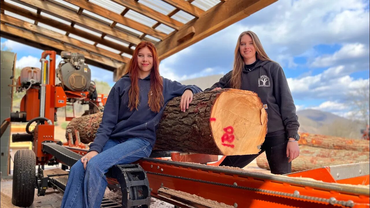 Milling Lumber Like There’s No Tomorrow on the LT40 Woodmizer!