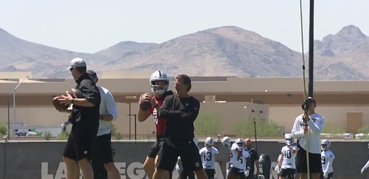 Raiders continue OTAs in Las Vegas