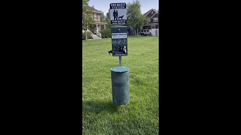 Dog waste station