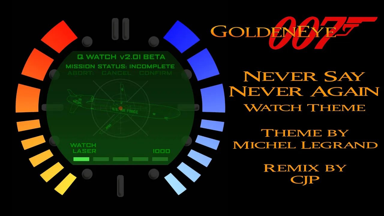 GoldenEye 007 Never Say Never Again Watch Theme