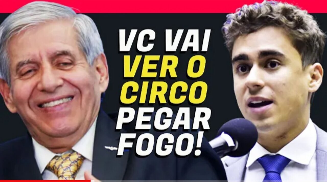 Nikolas Ferreira resgata patifaria com Jandira na sessão com General Heleno e joga verdades na cara!