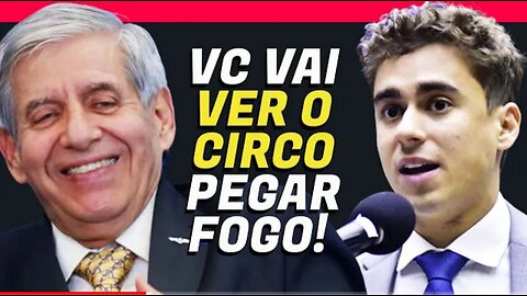 Nikolas Ferreira resgata patifaria com Jandira na sessão com General Heleno e joga verdades na cara!