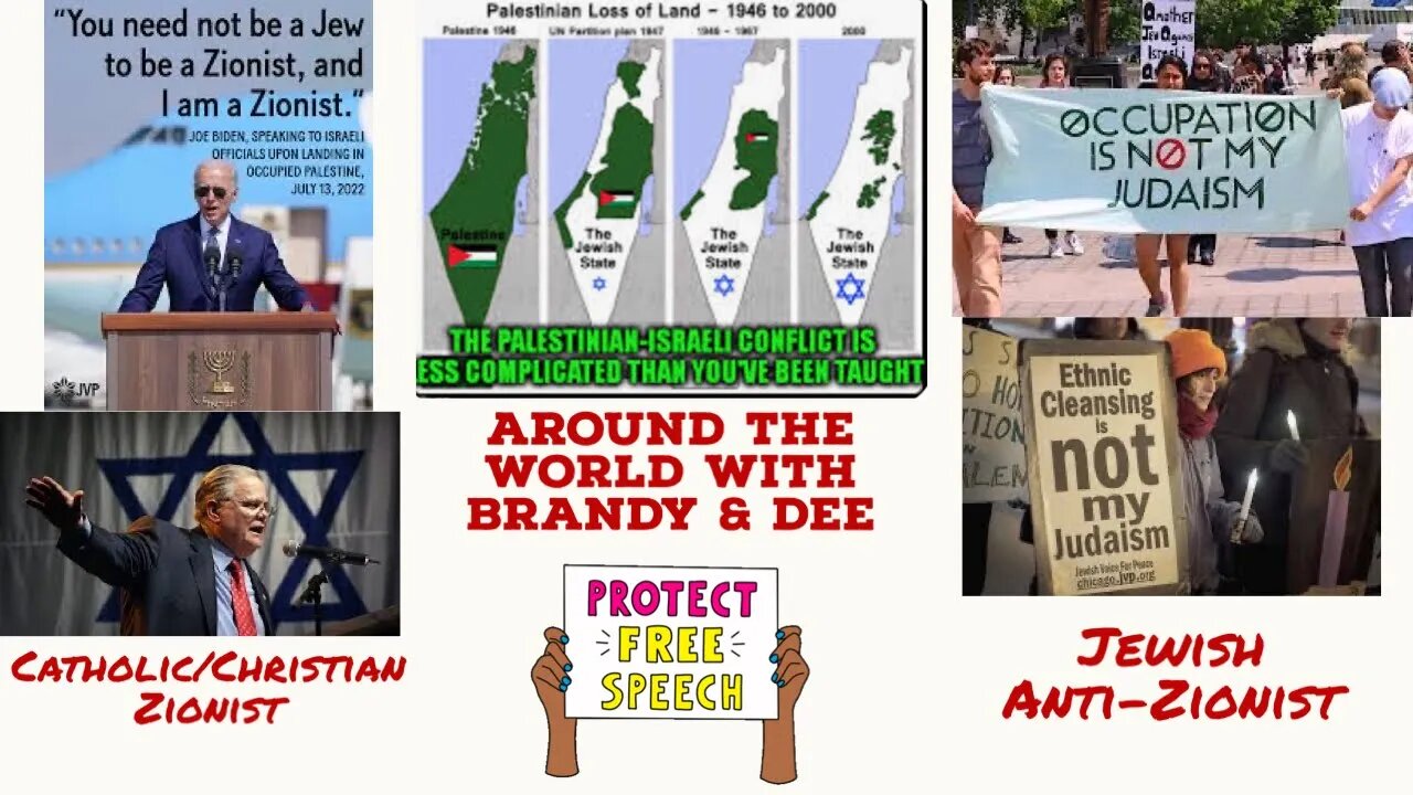 Zionism, Free Speech & Campus Debate - Around The World With Brandy & Dee