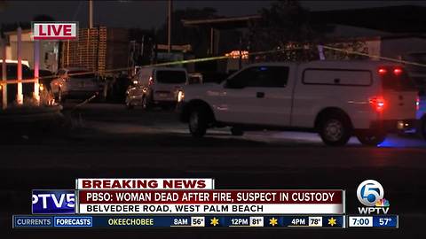 PBSO: Suspect in custody, female dead