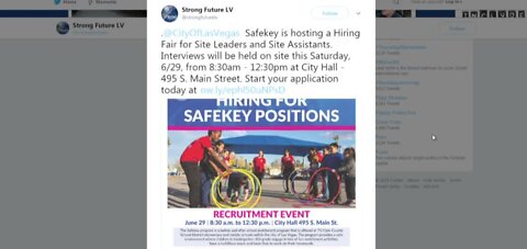 Safekey hiring event Saturday