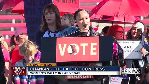 Women's March Power to the Polls event kicks off in Las Vegas