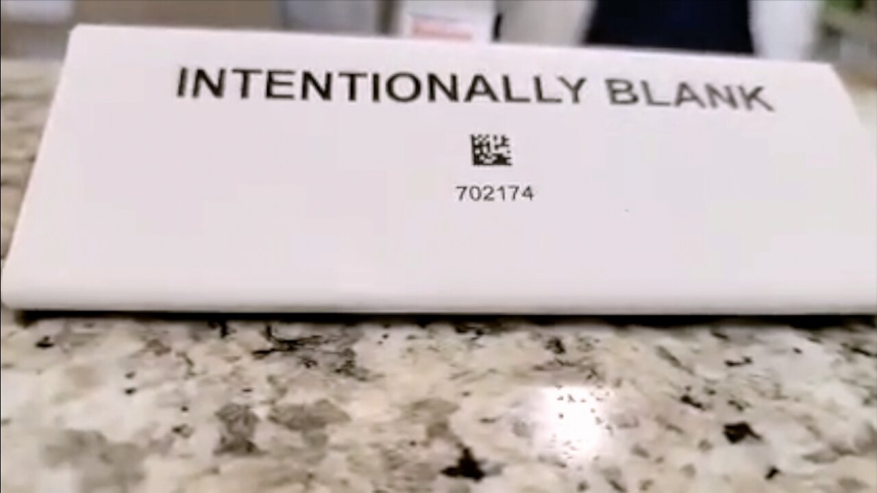 "INTENTIONALLY BLANK" - "Can You Handle The Truth?" - V@<<in3 P0|i<e