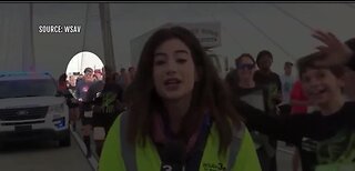 Man apologizes for slapping reporter