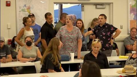 The problem with Marxists at Sheriff Town Hall Hayden, Idaho