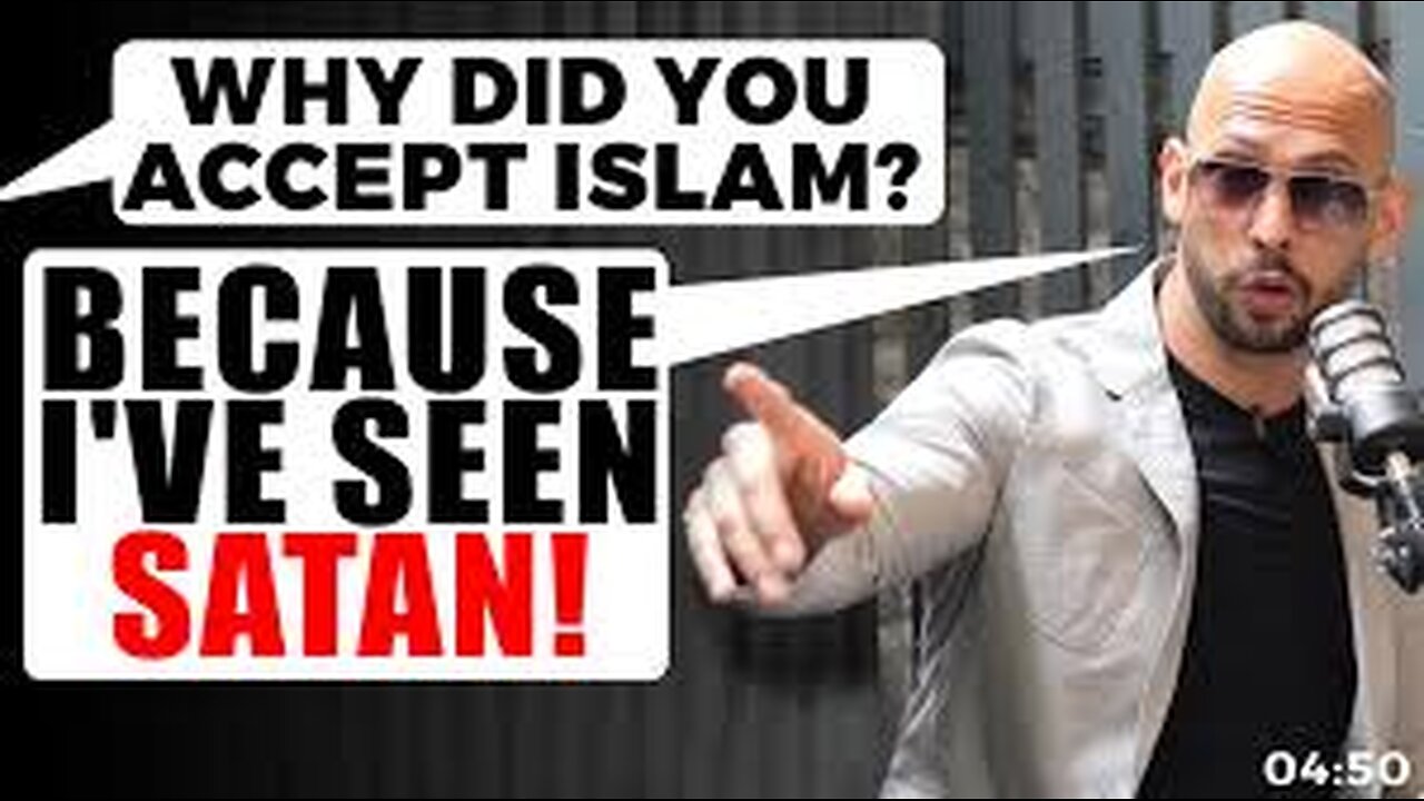 REAL REASON WHY ANDREW TATE ACCEPTED ISLAM!