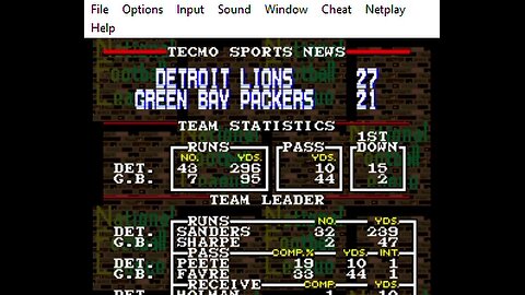 Snes rom Tecmo Super Bowl