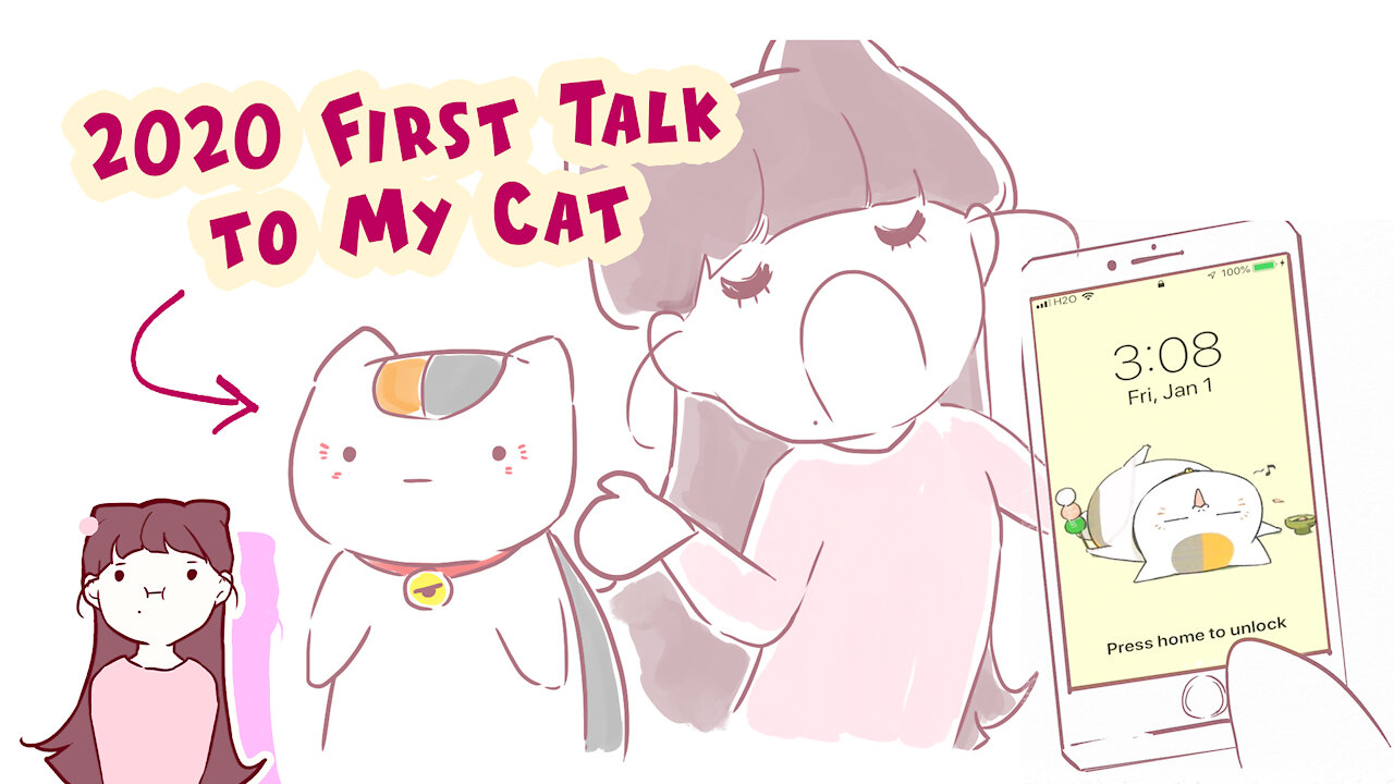 Welcome to 2021! First talk to my cat. Animatic story of Disney song | AkinaMiracle Tales