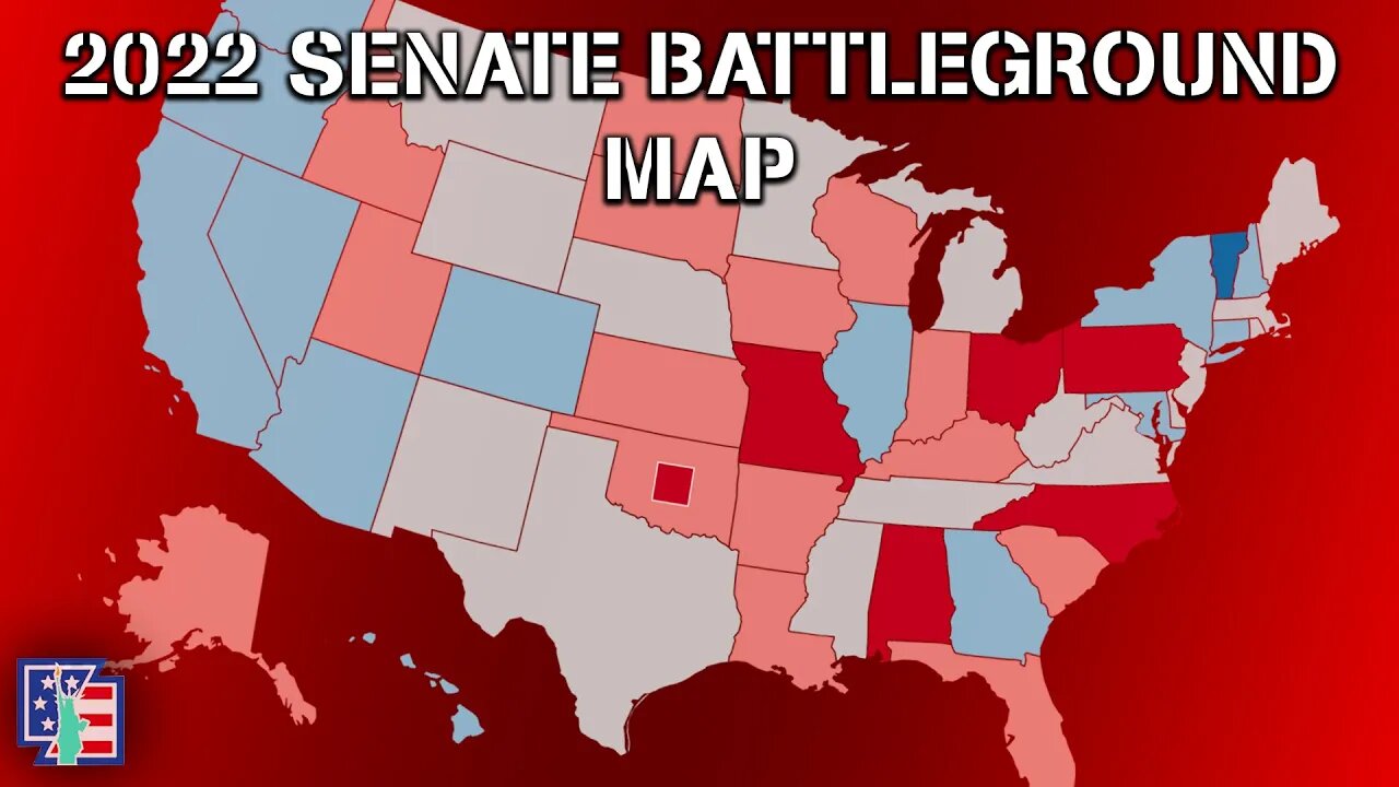 2022 Senate Battleground Map [October 2022]