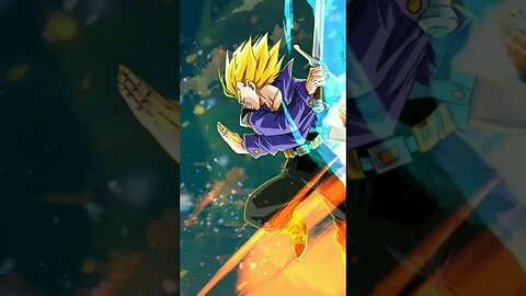 Animação da ART Card do Trunks, LL, no Dragon Ball Legends! #dragonball #dblegends #shorts #dbz