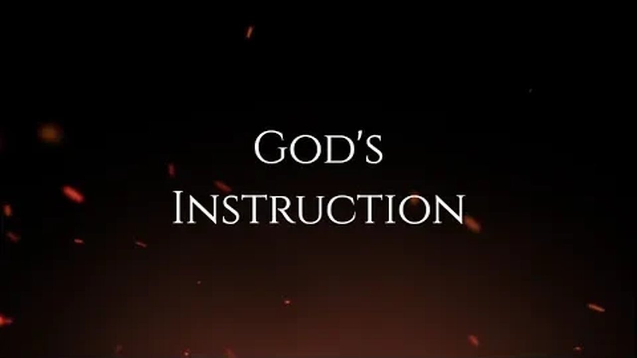 God's Instruction | 613 Commandments #1-10