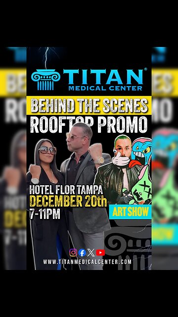 #Titan at the Jason Skeldon BTS Hotel Flor Art Show Promo Shoot!