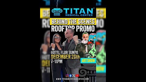 #Titan at the Jason Skeldon BTS Hotel Flor Art Show Promo Shoot!