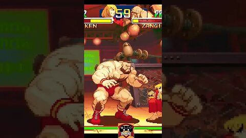 Ken Apelando contra Zangief - Street Fighter Alpha 2 (1996)