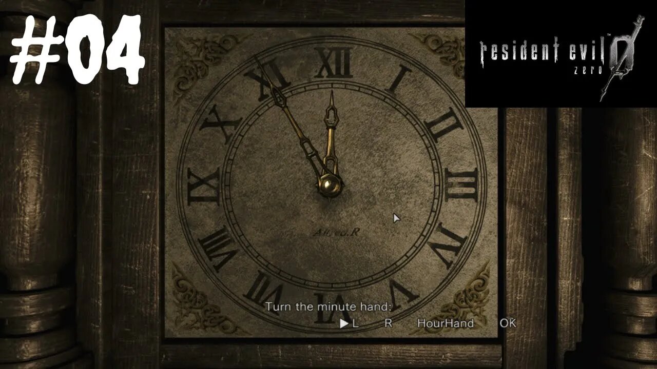 Resident Evil (Zero) Gameplay PC - resolvendo o puzzle do Relógio - PT BR #04