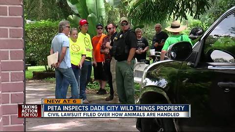 Peta files civil lawsuit against Dade City's Wild Things